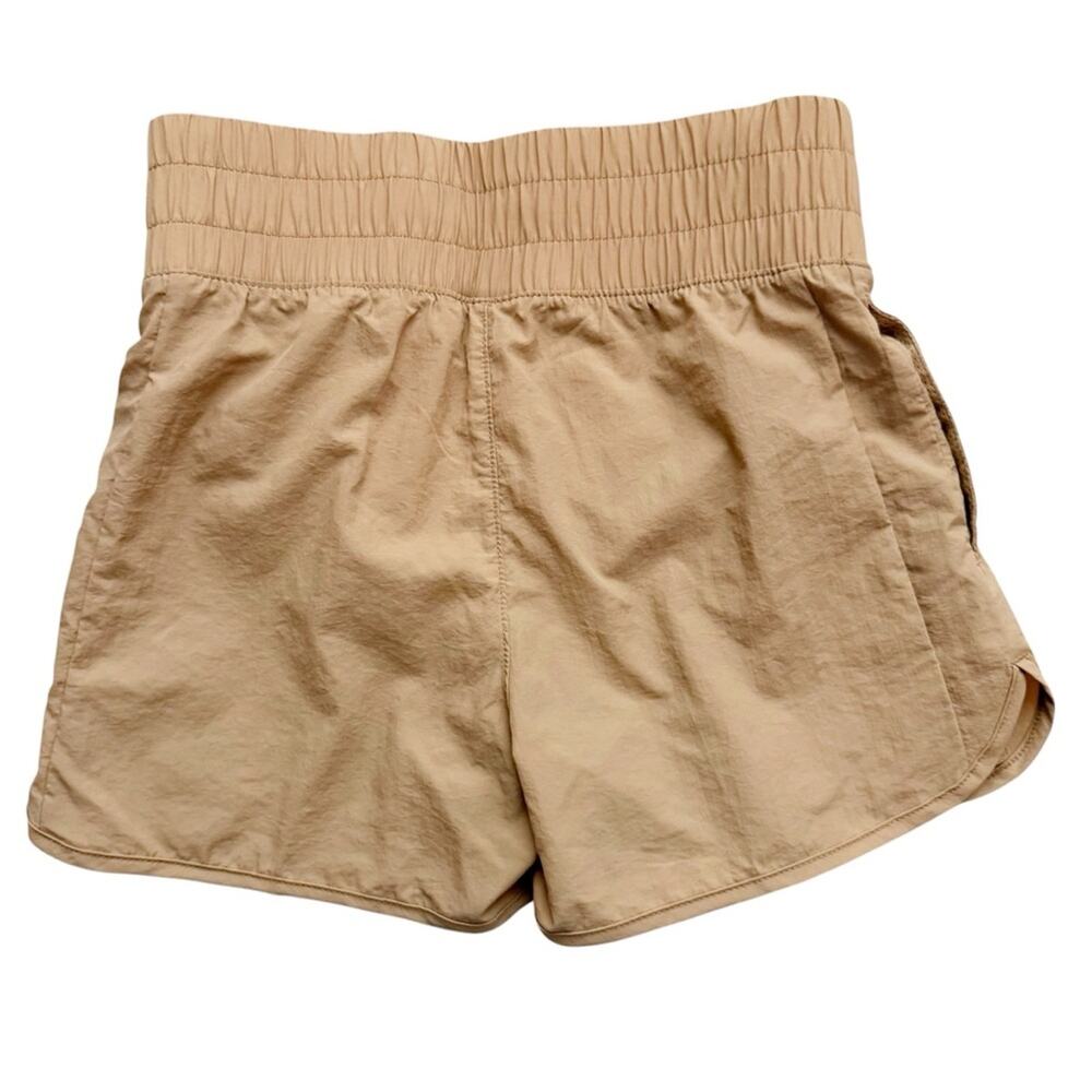 Jordan Nike Jumpman High Flying Shorts Tan Girls Size Small Athletic New - Picture 7 of 7